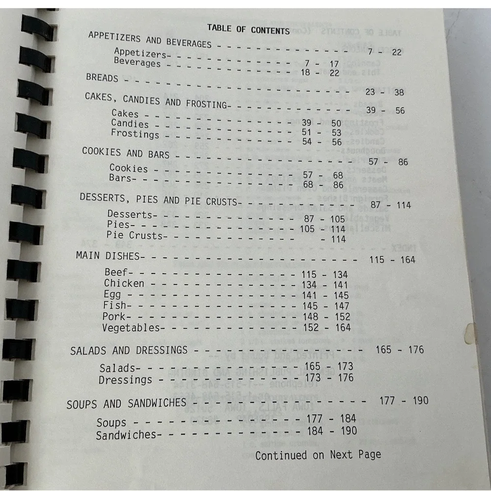 St Paul Lutheran Church Centennial Cookbook‎ Sheldon Iowa 1887-1987 Vintage